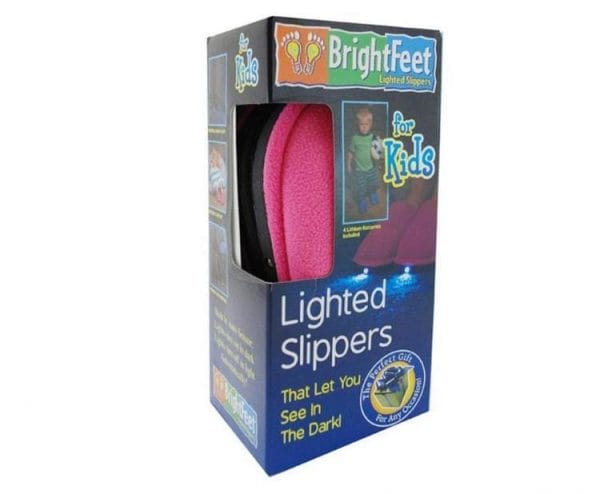 bright feet lighted slippers 7043