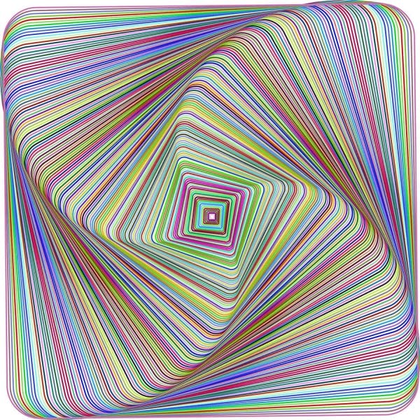3d psychedelic puzzle art