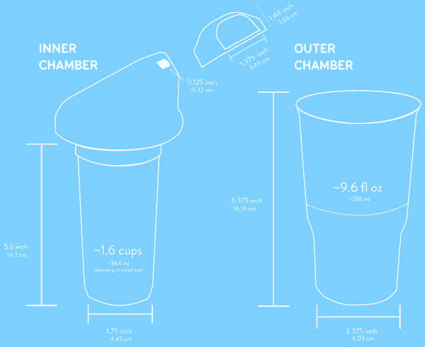 Crunch Cup Dimensions