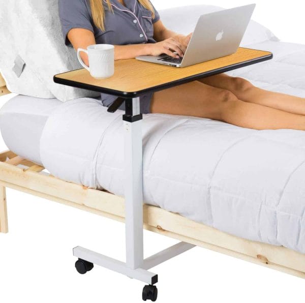 bedside rolling tray