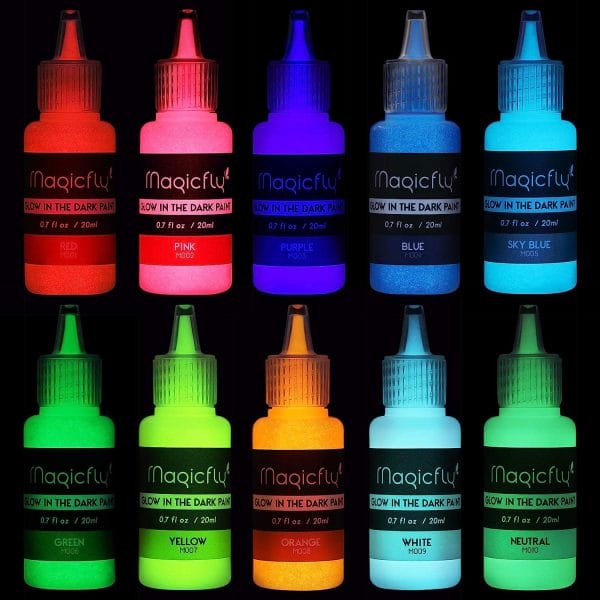 glowing paint colors