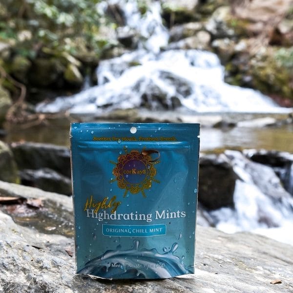 corkaya hydrating mints for cannabis dry mouth waterfall
